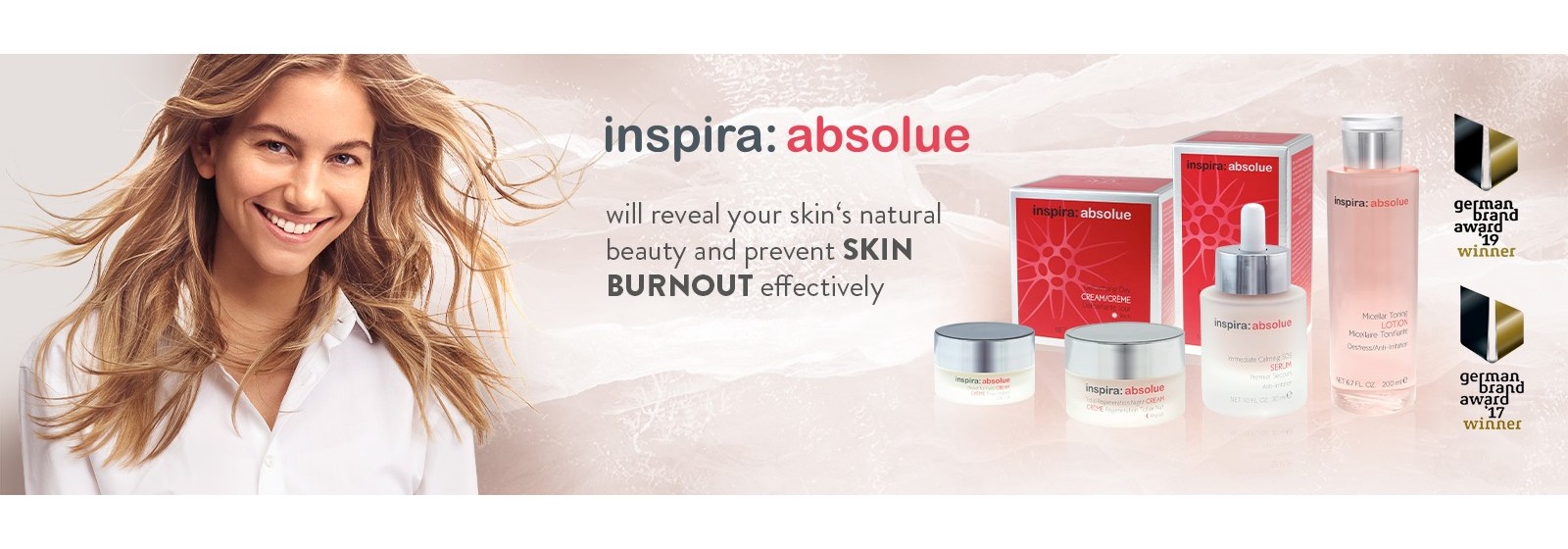 Inspira: absolue -професійна космецевтична терапія для шкіри, що страждає від «вигоряння», чутливості.