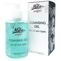 Гель очищающий для лица для всех типов кожи, Mila perfect, Франция, 200ml