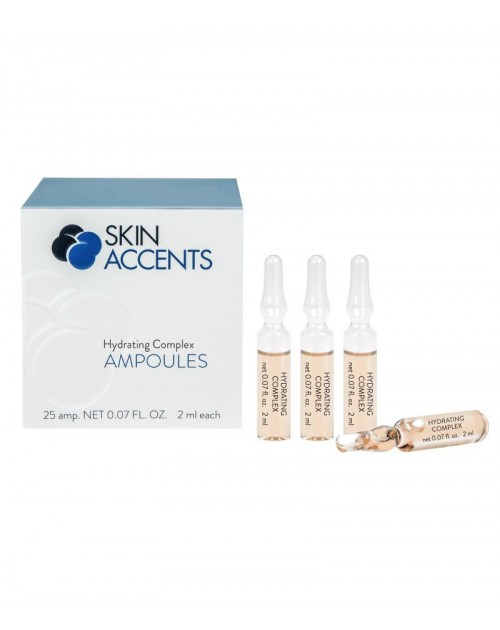 Зволожуюча сироватка для обличчя Inspira Skin Accents, ампули 25×2 мл