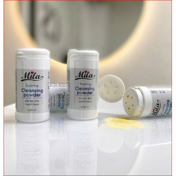 SOS-пудра піноутворююча очищуюча / Sos skin cleansing foaming  powder, ТМ Mila,Франція, 30г