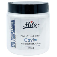 Альгинатная маска Экстракт черной икры –  омоложение, восстановление / Caviar Hot Mask,ТМ Mila,Франция 200г