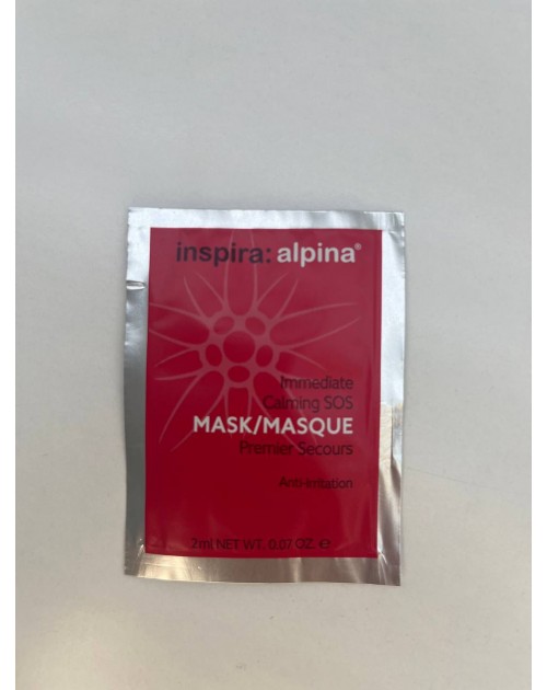 Заспок SOS крем-маска / Immediate Calming SOS Mask, ТМ Inspira:alpina, Німеччина, 2ml