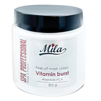 Альгинатная маска Витаминная, ацерола - омоложение / Mask classic vitamin burst powder,ТМ Mila,Франция,200г